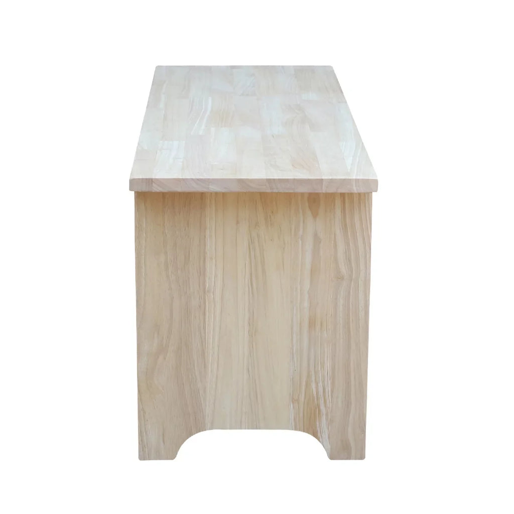 Indoor Unfinished Concepts Solid - Long, Brookstone 36" Bench Wood International