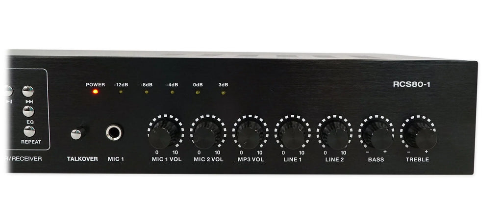 3" Black JBL + Speakers Commercial 70v Wall Amp 23-1 Indoor/exterior (4) Control