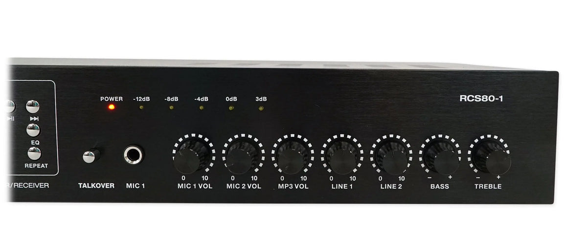 3" Black JBL + Speakers Commercial 70v Wall Amp 23-1 Indoor/exterior (4) Control