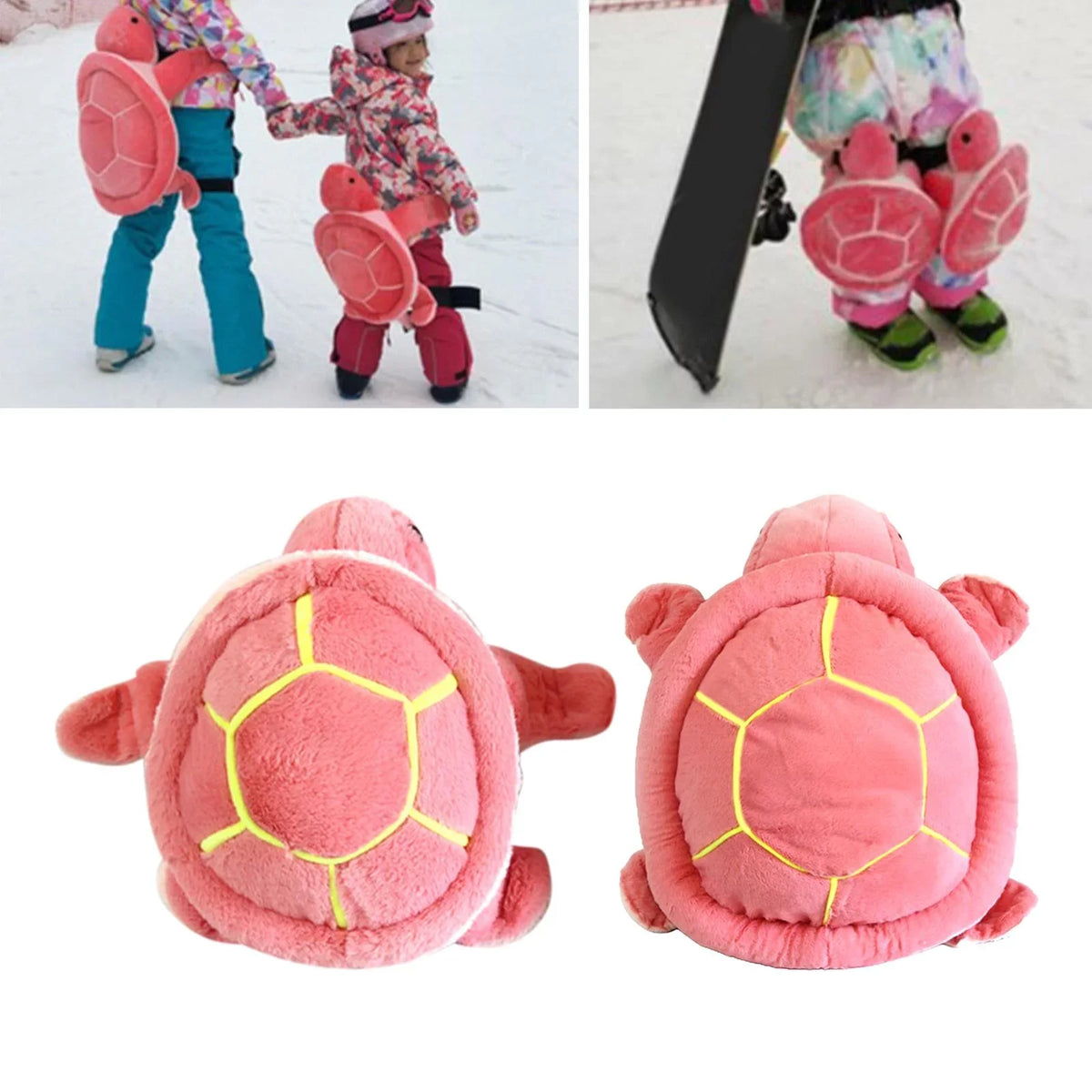 , Knee Cold Knee Pad Turtle Skating Ski Pad Fall Gear for - Pair Pads Skating Figure Cracking 1 Protective