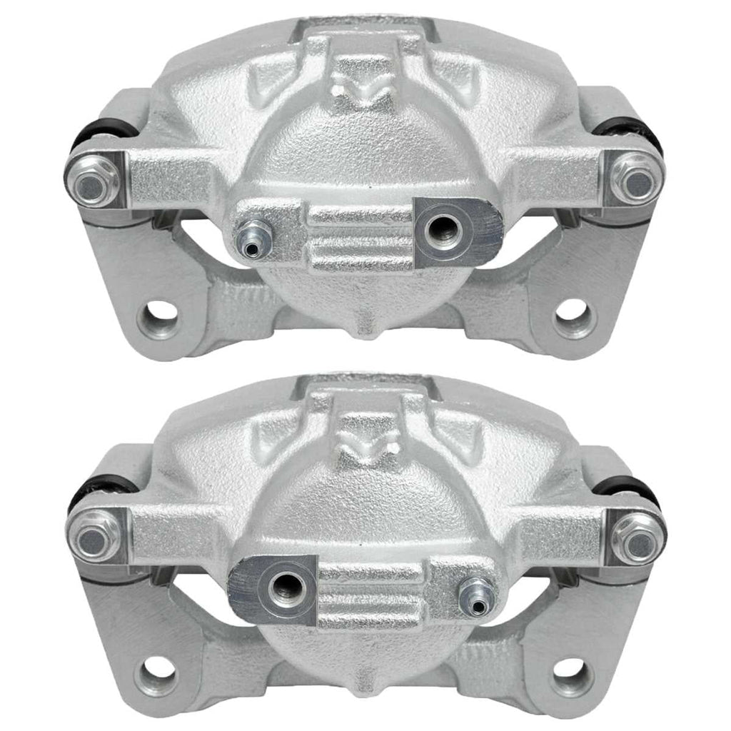 and Jeep & Brake Routan Front Driver Set AutoShack Town Calipers Chrysler C/V of VW New Passenger V6 Caravan Side Grand Country Wrangler Nitro for Replacement Assembly Dodge Ram 2 with Bracket Liberty