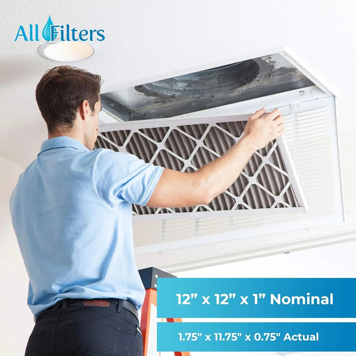 Filters (6 Made 11 12X12X1 Air Pleated - Pack) In MERV