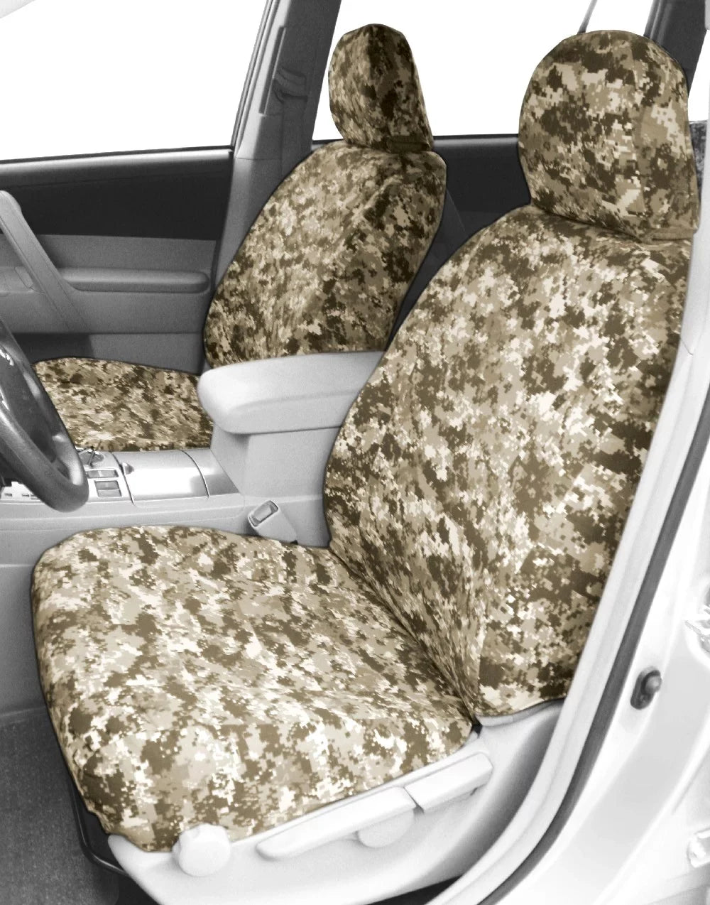 Camo Desert for Seat Cruiser 1994-1997 Buckets Insert Covers Land Front and Toyota Trim - TY501-96KD CalTrend