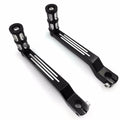 Glide 1988 Pegs Davidson w/ 009C- later Heel and Electra Shifter Aluminum Black For HTT- Shift design Toe Harley Levers