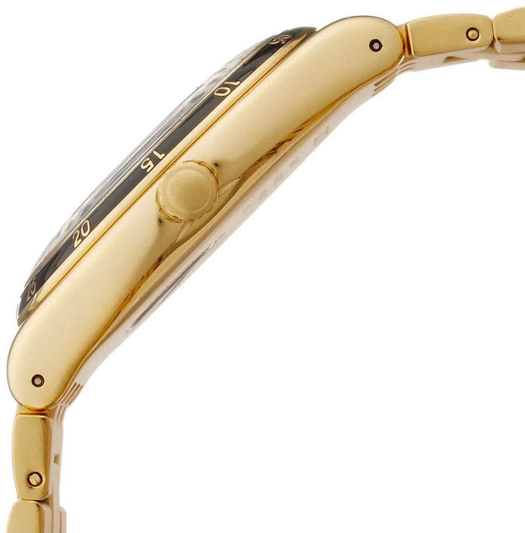 Black Watch Men's Swatch Steel Gold Dial YWG403G Bullet Stainless Tone