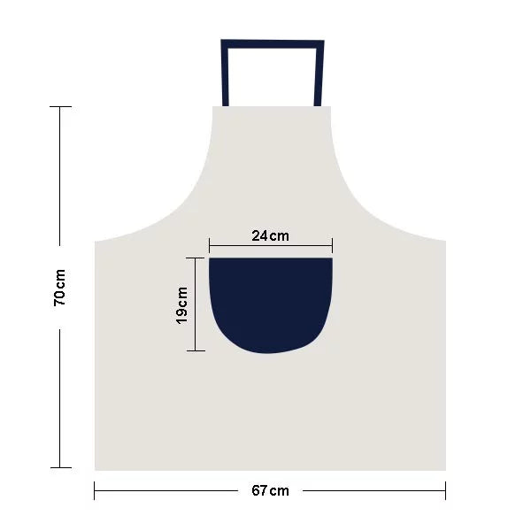 Linen Apron Marino Kitchen Adjustable Am BBQ Bib From Fashion Pinafore Art Pocket Cotton San Deco I