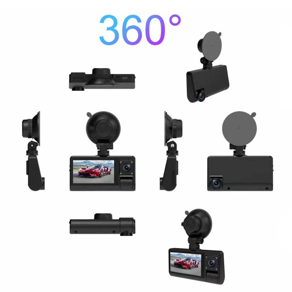 Dash Enhanced WIFI Safety Walmeck Touched Monitoring Screen Mirror, Recorder Auto Cam, Camera Interconnection with for Car
