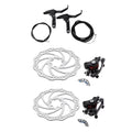 Mechanical Front Bolts Disc Whit And Cable Brake Bike 160mm And Rear