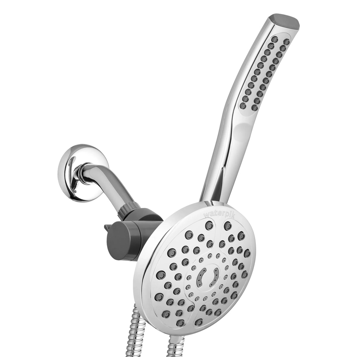 PowerWand Shower Spa PowerPulse Chrome, Combo Waterpik with Massage, XIB-633E-SBX-183ME