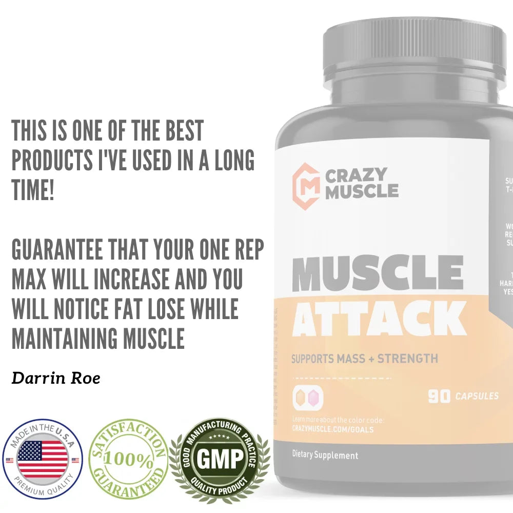 Capsules Muscle 90 - Keto Muscle Muscle DHEA Crazy Attack: Building by Supplement with