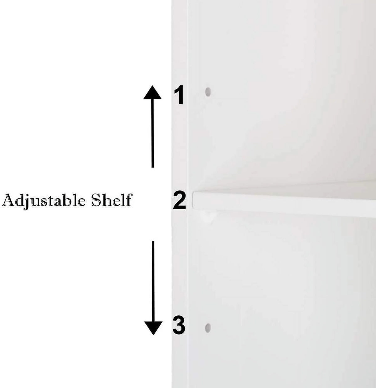 Organizer Bathroom Storage Door 2 White Single Wall Adjustable Mount BSL Cabinet with and Medicine Shelves Cabinet Mirrored