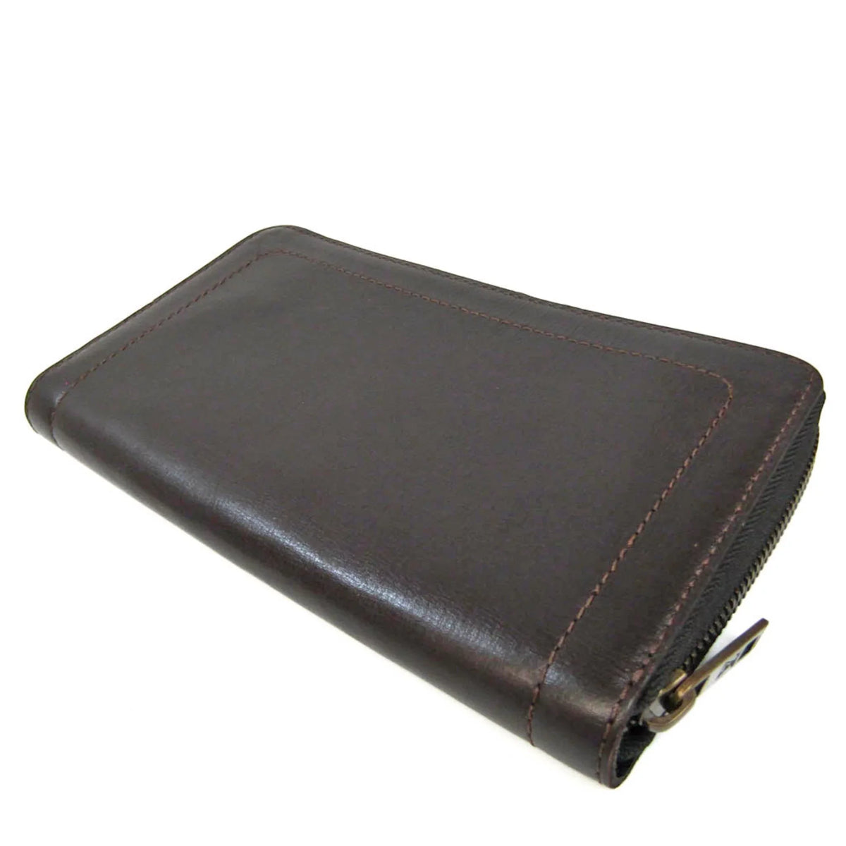 (bi-fold) M97025 Wallet Zippy Coffee Utah Organizer (Good) Pre-Owned Utah Men's Leather Long