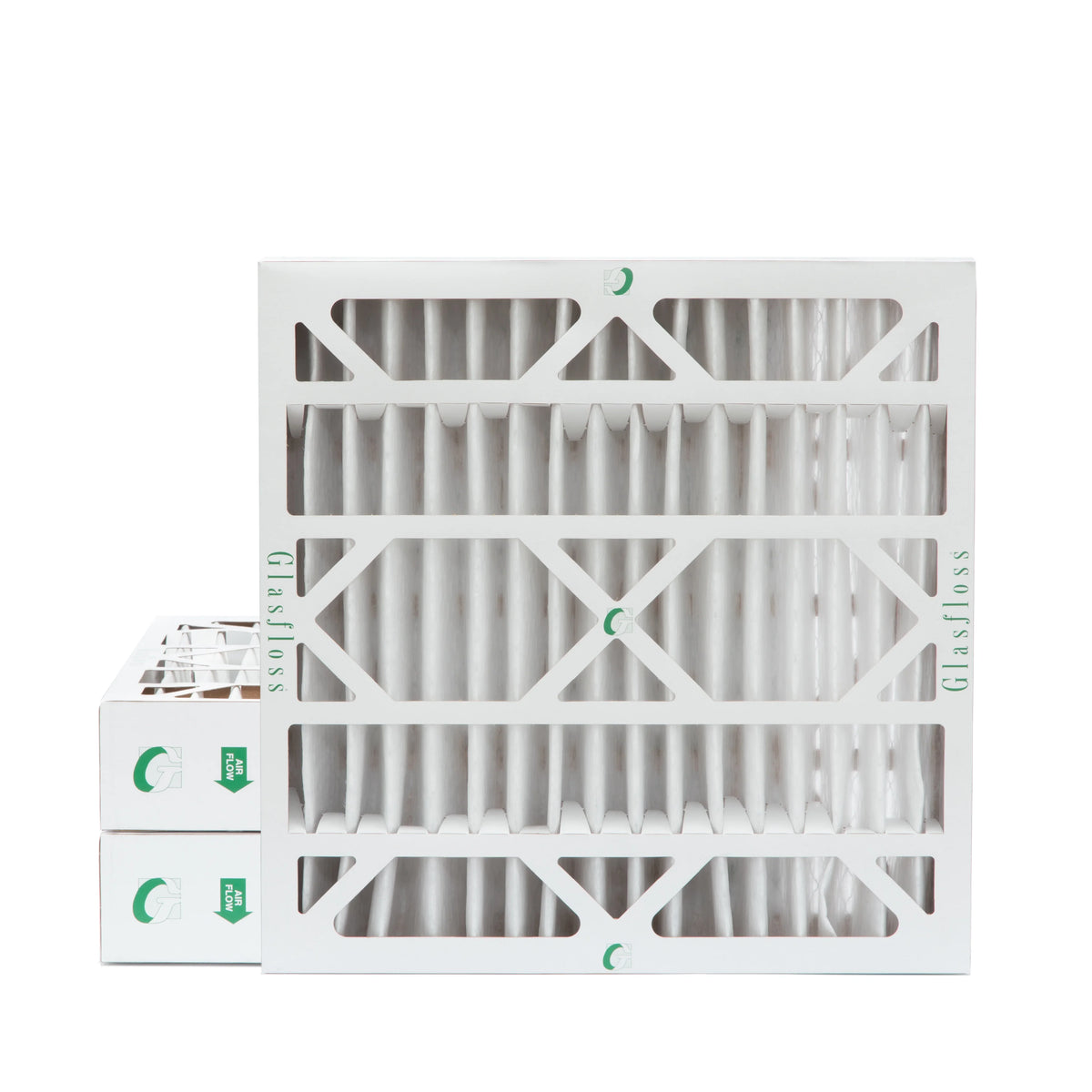 Filters AC x 10 MERV Glasfloss by 19-1/2 20x20x4 3 dimension: Exact x ) Air Furnace Industries. Pleated ( 19-1/2 3-3/4 Pack