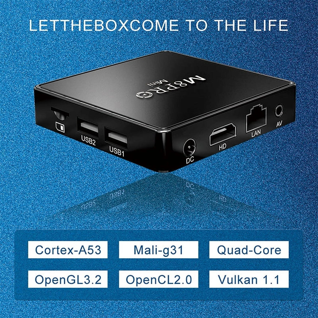 TV Pro Controllers Retor M8 4K Mini and 100M 10000+ Box Wireless Dual TV Game Android with Box System Game Game