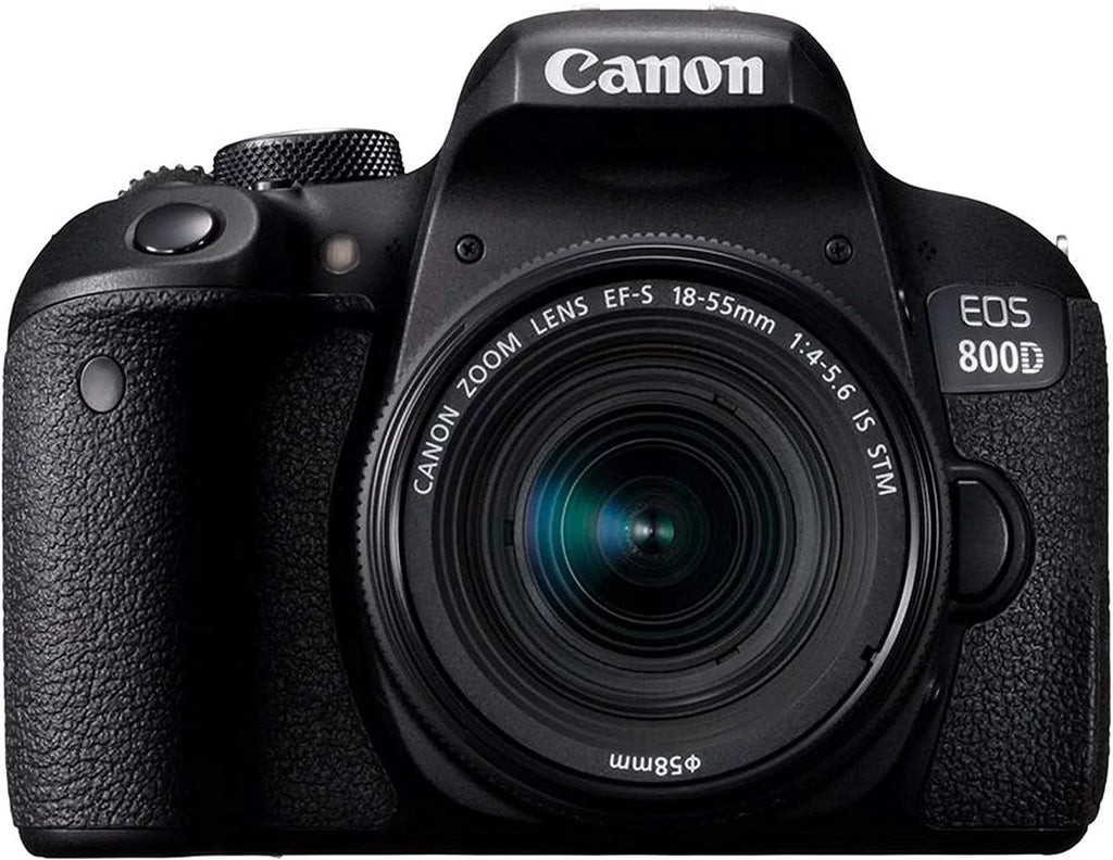 Lens w/EF-S Tripod Zoom EOS 18-55mm 128GB Lens Case T7i F/4-5.6 800D + F/4-5.6 + + + III Filters Rebel DSLR 75-300mm is Bundle Memory + STM 38pc Canon Camera