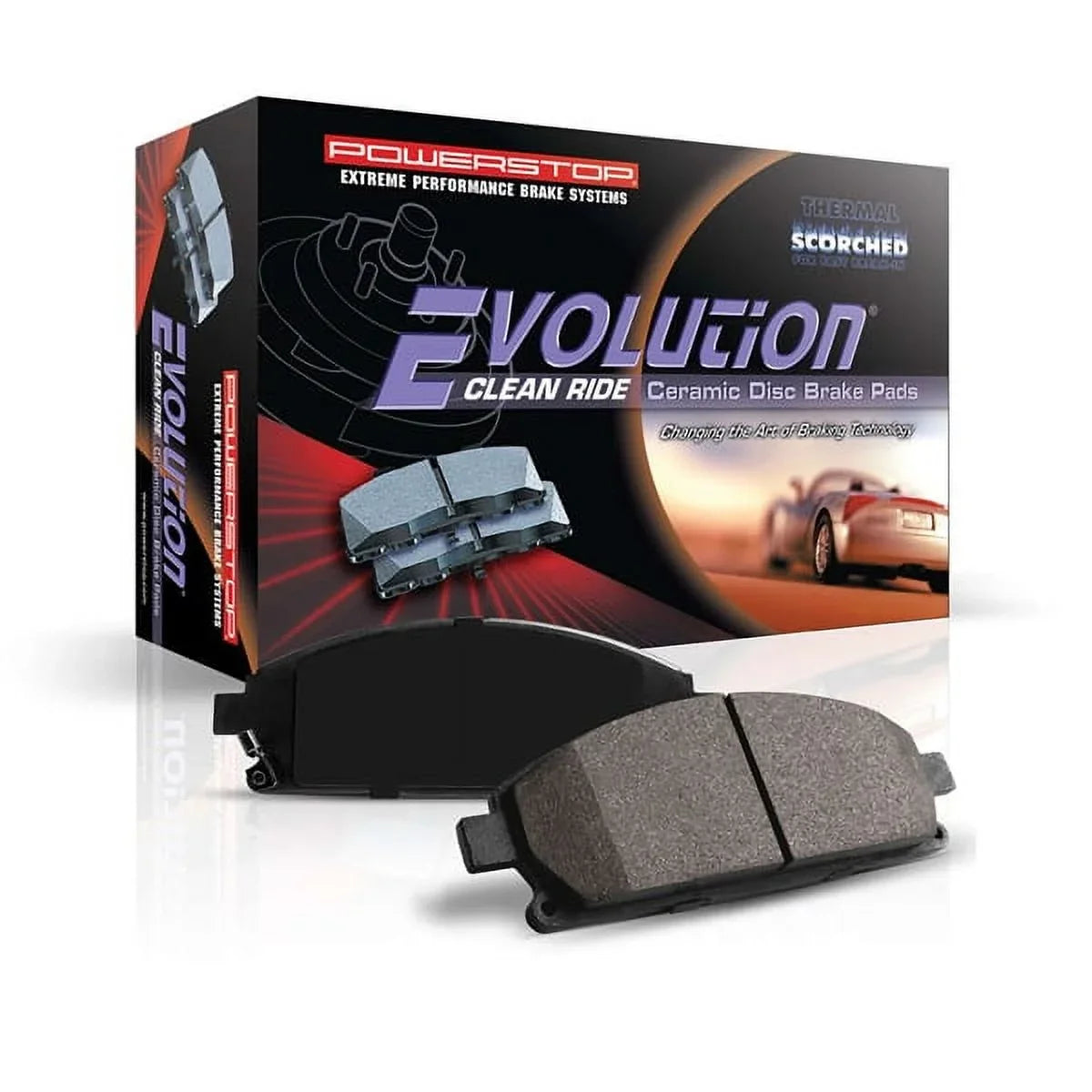 Rear Brake Power Z16 Stop Pads 16-1259 Evolution Ceramic
