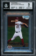 Chrome #1 9.5 (9.5 Bowman 9 Prospects 8) Strasburg 9.5 Stephen Rookie 2010 BGS