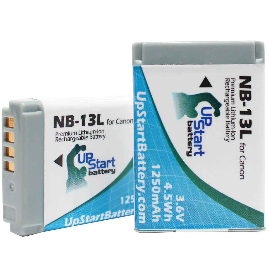 Compatible 3.6V, Canon Camera Pack NB-13L Battery Compatible Lithium-Ion) Digital 2x - G7 Battery X Canon (1250mAh, For