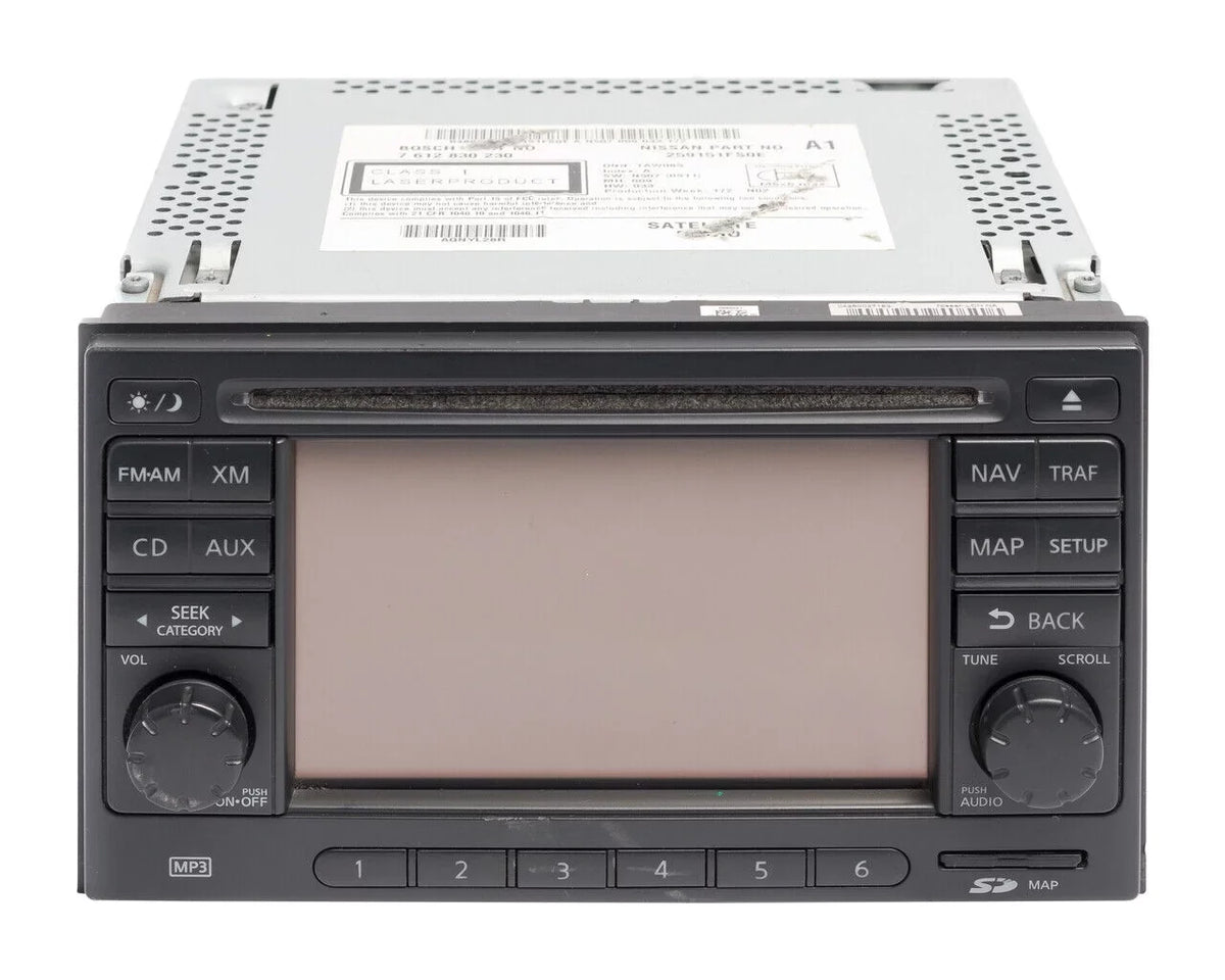Sentra Player Nissan Versa Map Card Radio 12 CD 10 11 Navigation Storage