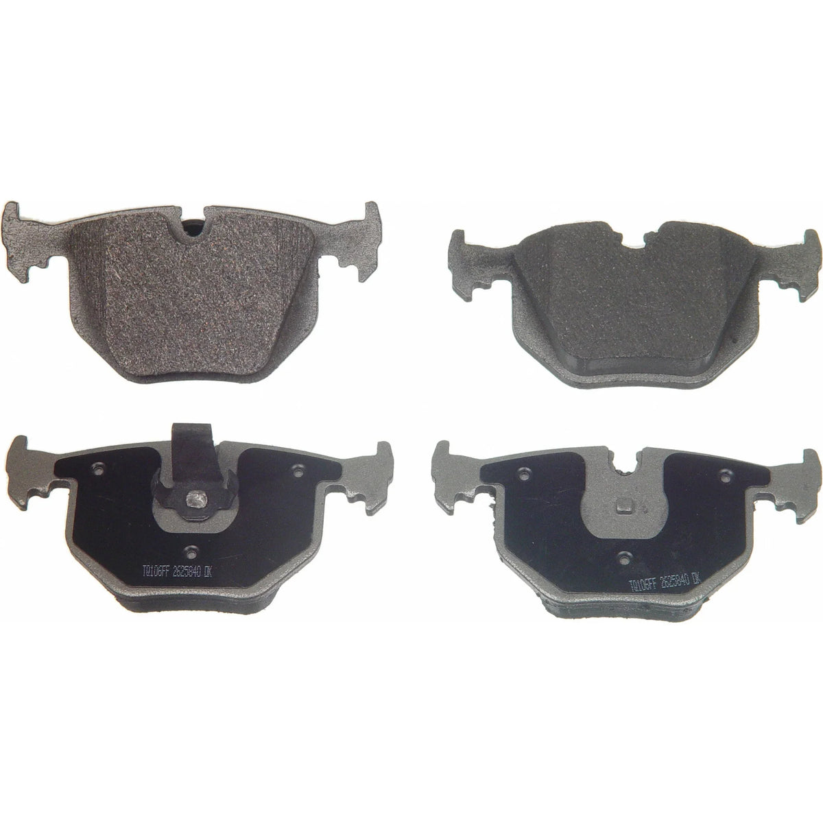Semi-Metallic select: Wagner MX683 Pad Brake Fits Disc X5 Set X3, ThermoQuiet 2000-2006 2004-2010