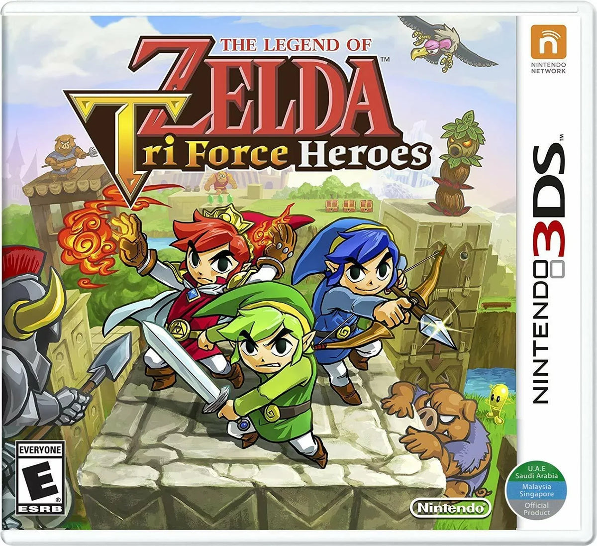 Force of (World Edition) 3DS Legend Zelda: Heroes Nintendo Tri