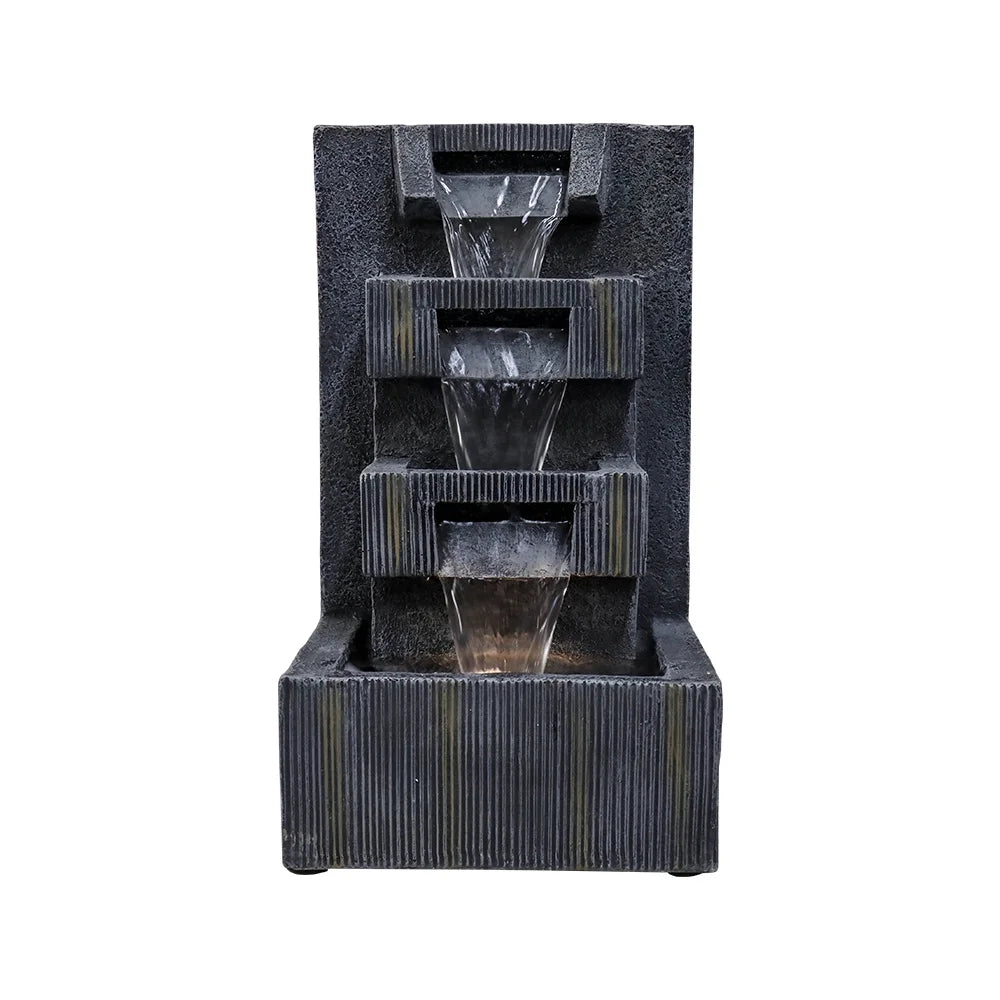Grey Fountain - Ambiance & Tabletop Soothing liquid LED - Sounds LED