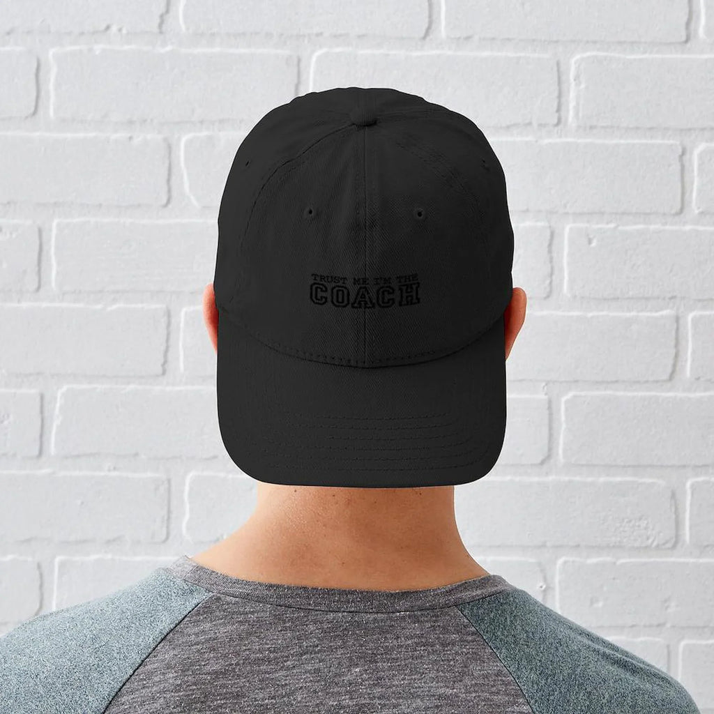Hat - Trust Me Printed Coach - Baseball Cotton The Adjustable CafePress I'm Canvas Cap Black Black