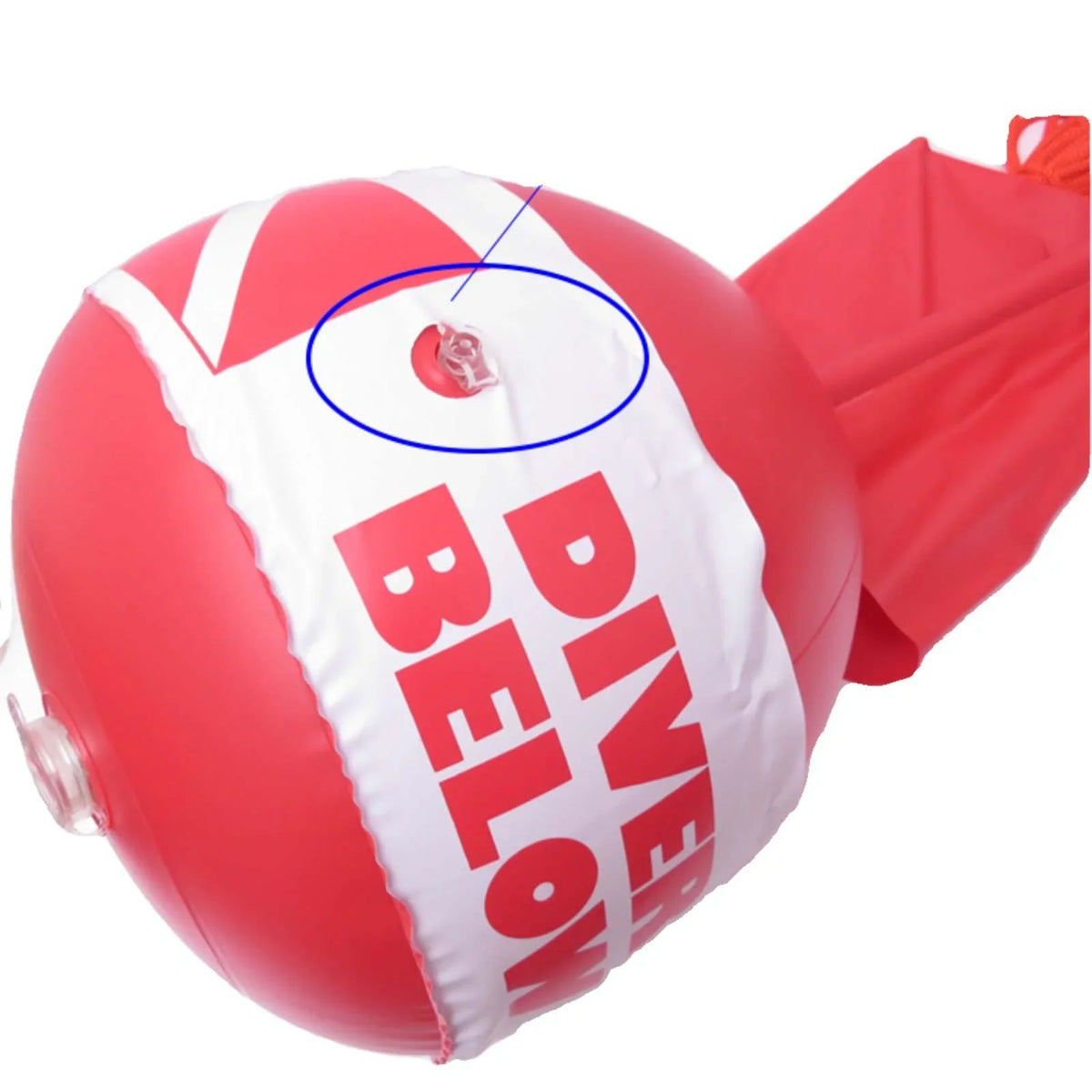 , Dive Visibility Float AMLESO Surface Float Buoy ing, Dive Flag Flag Diving, High Floater Inflatable Fishing for