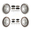 And - 2016-2022 Transit Rotors Rear Auto For Brake CX-9 Ceramic Disc Front Kit Pads Coated KGC-100728 Mazda