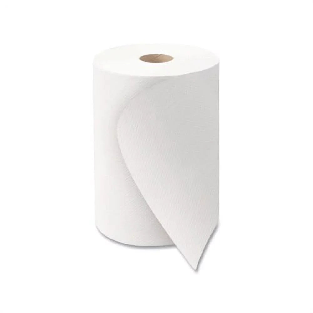 10" MORCON TISSUE 10 Towels Roll 6 x 1-Ply, Rolls/Carton White, Inch 800 ft,