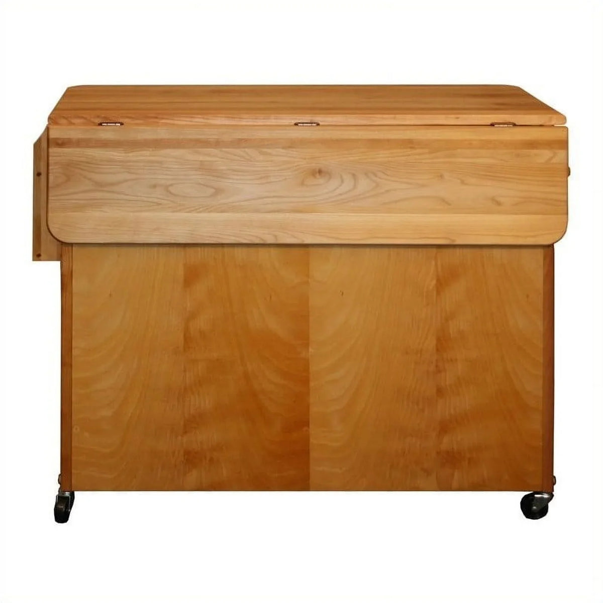 Butcher Kitchen Row Drop Pemberly Island in Block 44" Leaf Brown Wood