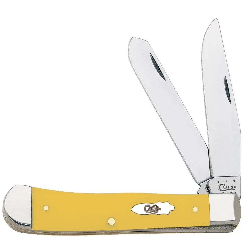 22177 SYNTHETIC(4254 Case WR Knife TRAPPER Pocket SUNFLOWER SS) XX