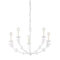 17.25 Gold 28 Street X with inches H-White in Flower W Bulbs design Candle-Shaped Whimsical inches Stems Finish Bailey and Chandelier Finish 5-Light