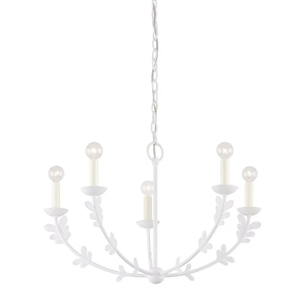17.25 Gold 28 Street X with inches H-White in Flower W Bulbs design Candle-Shaped Whimsical inches Stems Finish Bailey and Chandelier Finish 5-Light