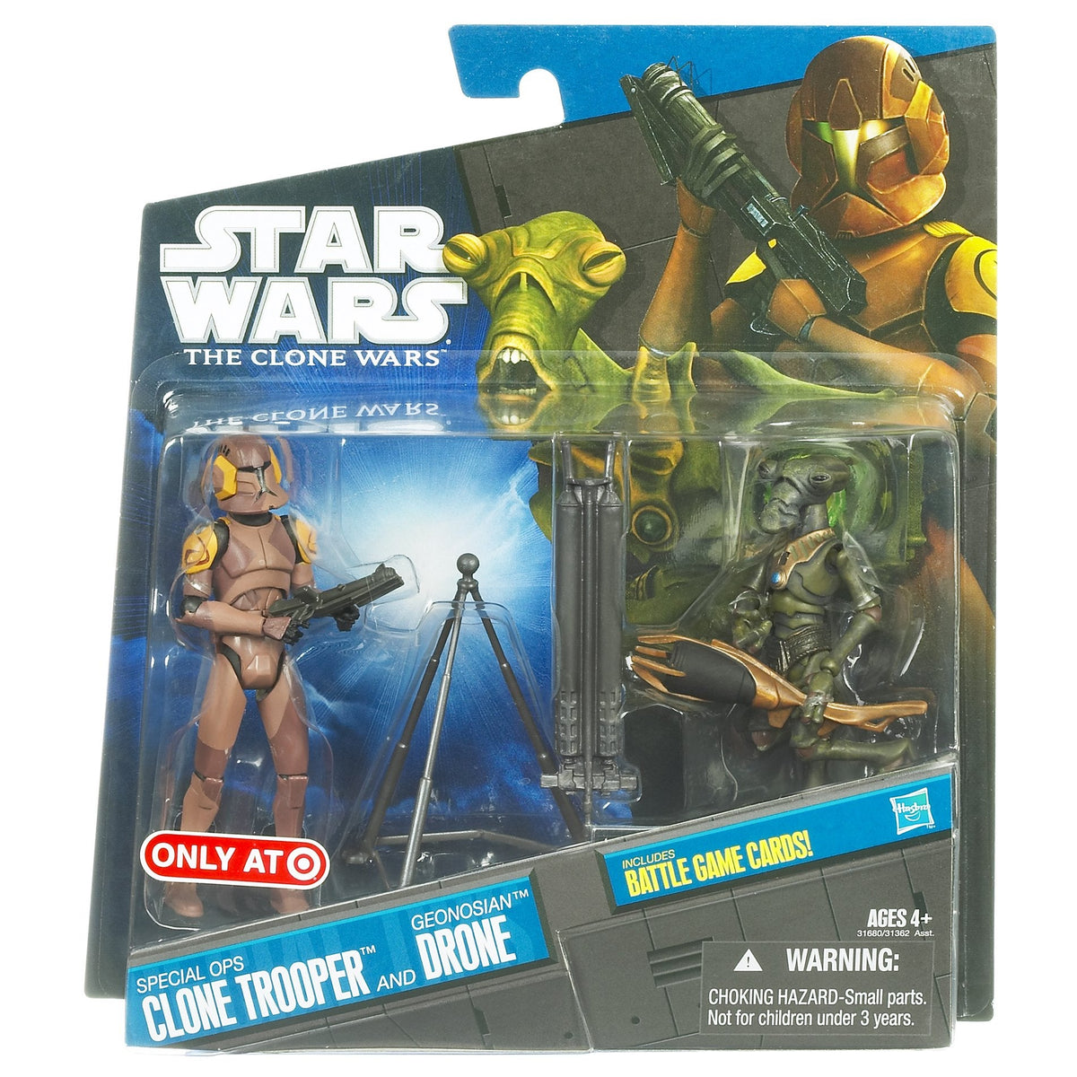 Clone Action Star Special Figure Wars Drone 2011 Trooper & Ops Geonosian 2-Pack
