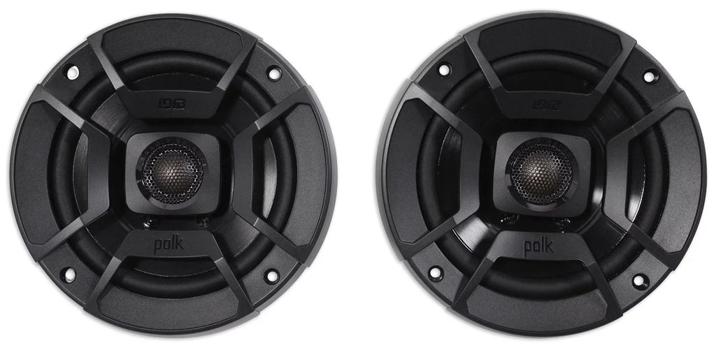 Marine/ATV/Motorcycle/Boat 600w Watt Car with Rockville 5.25" RPB1 DB522 Polk 10 Audio Bundle (2) Speakers (2) Audio