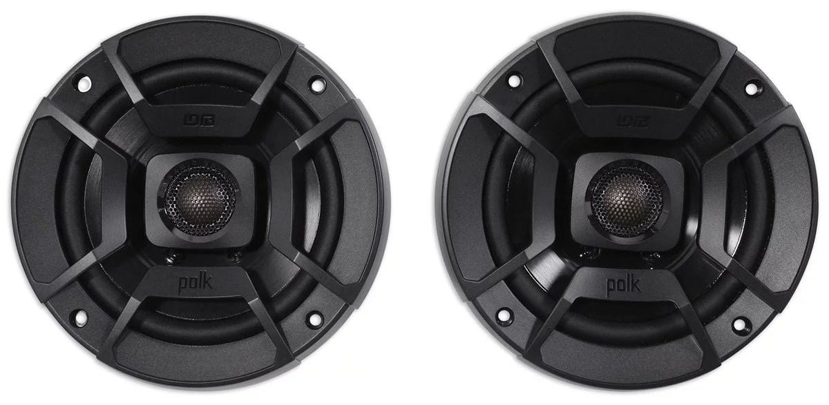 Marine/ATV/Motorcycle/Boat 600w Watt Car with Rockville 5.25" RPB1 DB522 Polk 10 Audio Bundle (2) Speakers (2) Audio