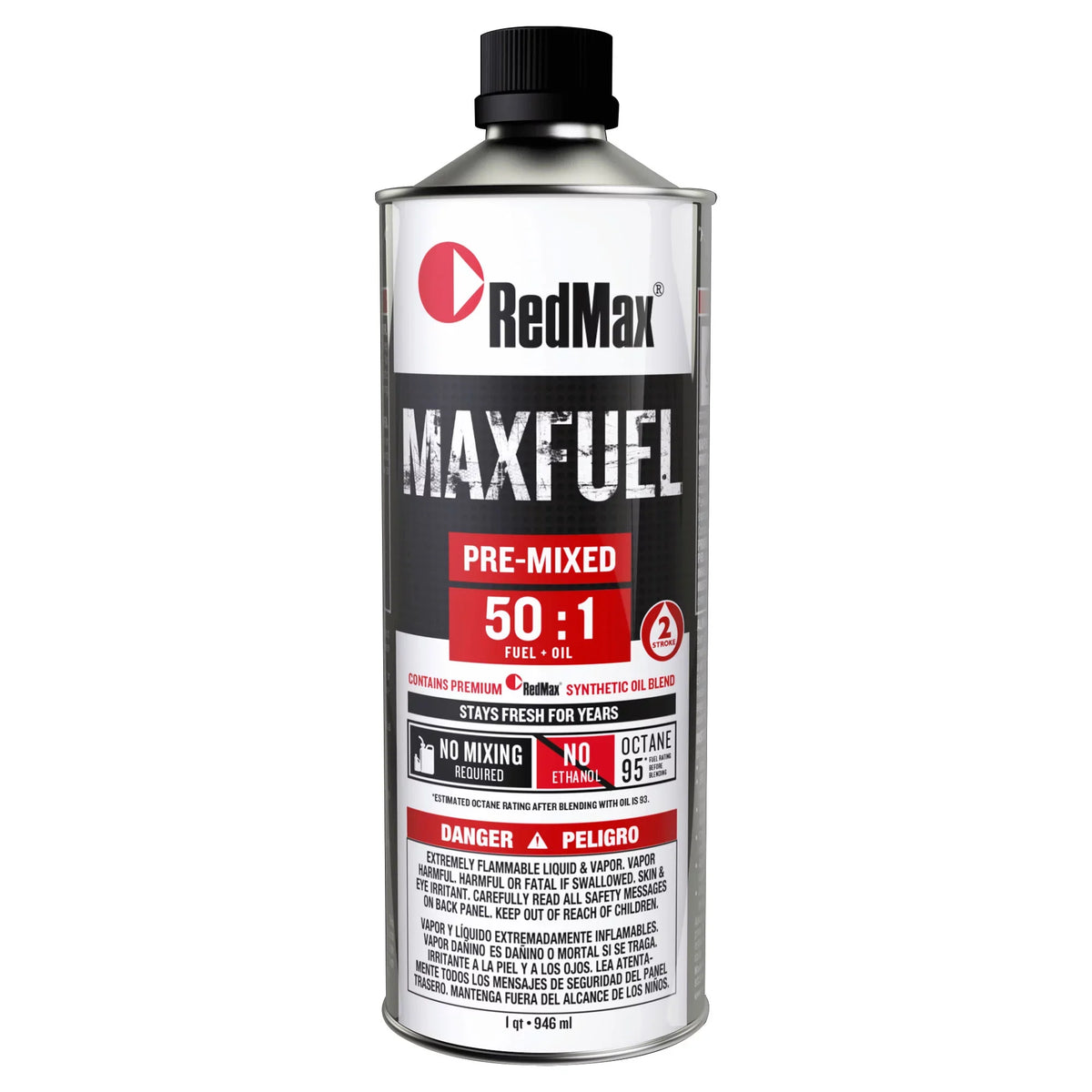 2-Cycle Quart Oil Fuel Octane 50:1 Pack 581158801 Engine Pre-Mixed 94 18 RedMax