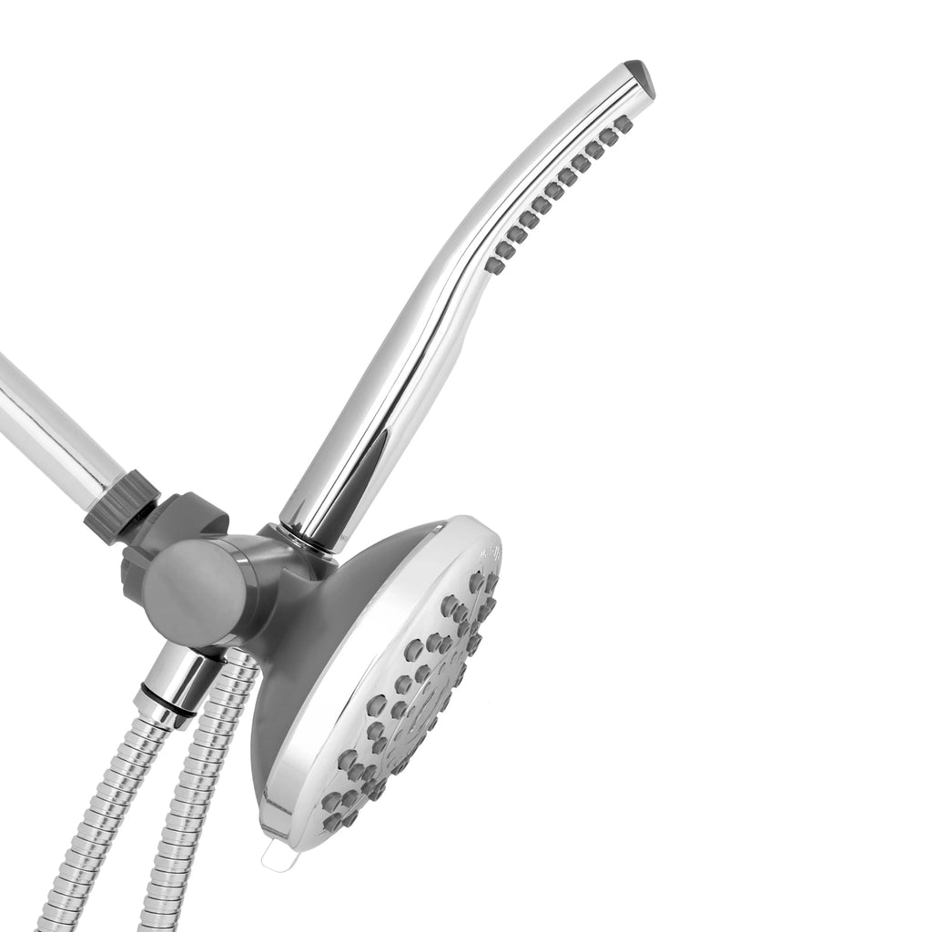 PowerWand Shower Spa PowerPulse Chrome, Combo Waterpik with Massage, XIB-633E-SBX-183ME