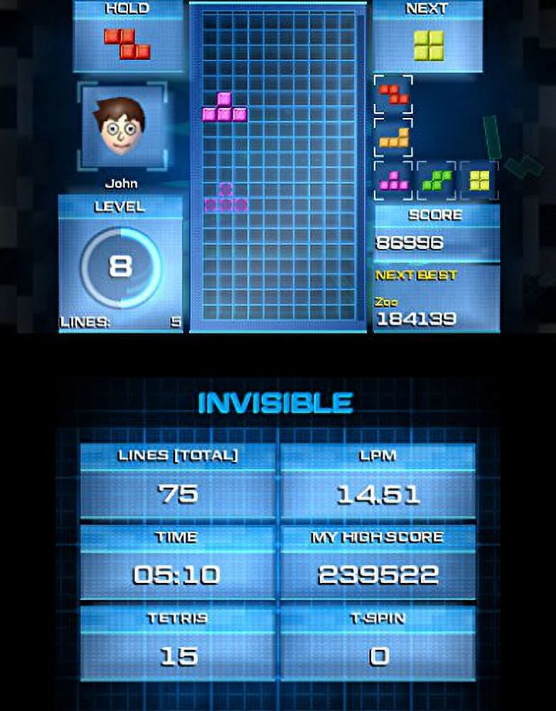 Endless Ultimate 3Ds: Tetris Game - Fun! Nintendo Ultimate for Puzzle The