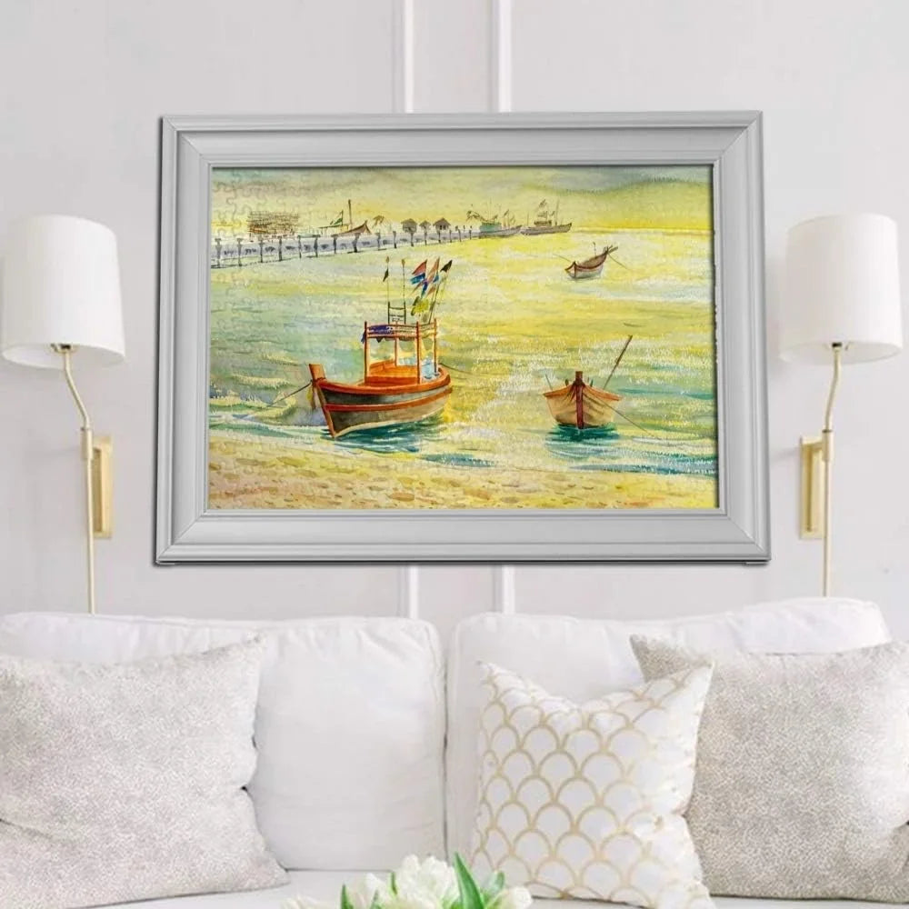 Sailing Puzzles Wellsay Jigsaw Vintage Boat Adults for Education Kids Sea Ocean