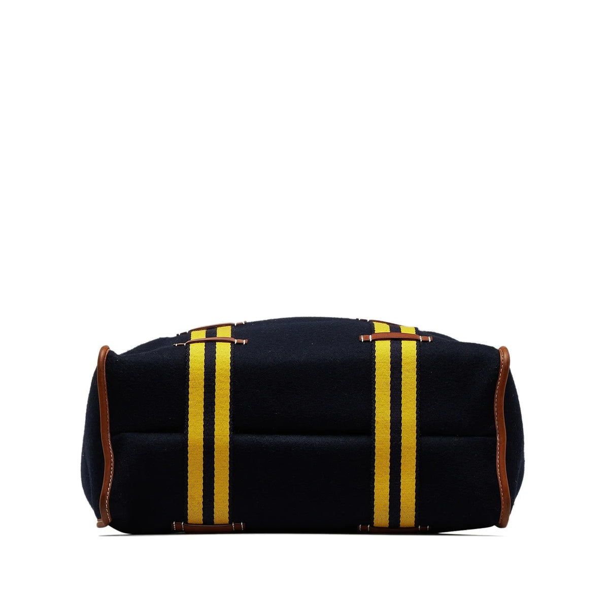 (Good) Bag Cabas Hermès Tote Wool Unisex Fabric Camail Pre-Owned Authenticated Blue