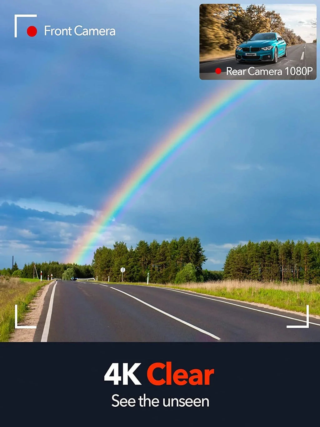 Type-C Kit Front Cam 4K Wi-Fi, with Camera, Hardwire Dash and GPS