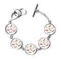 Bracelet High Charm Bangle Shoes Pattern Chain Colorful Heels Cartoon Jewelry