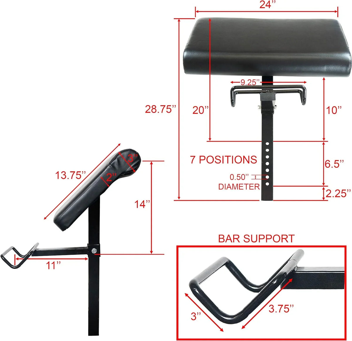 For W/Benches Curl EX-2 Only Attachment Use Bench Preacher