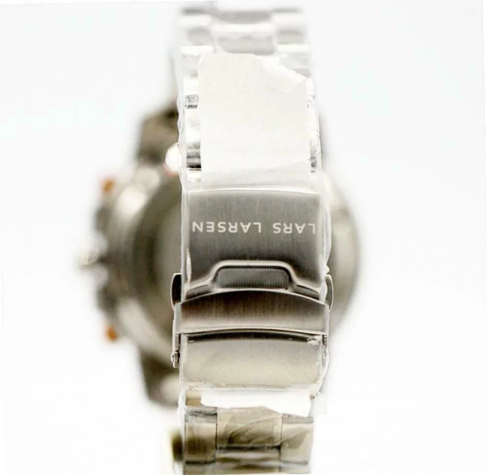 Navigator 134SSOSB Steel Watch Lars Sea Steel Orange Larsen Bezel 46mm Men's