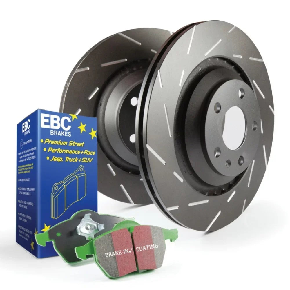 Cooper 2000 S2 EBC Greentuff and Brakes 02-03 Fits USR S2KR2314 Rotors Kits
