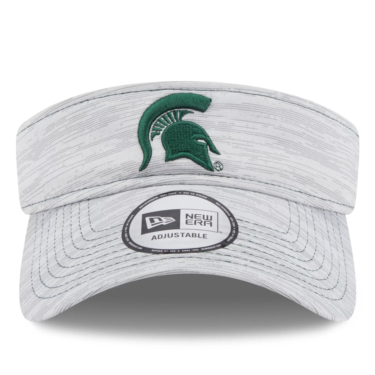 Era Adjustable Logo New State Visor Gray Men's OSFA - Spartans Michigan