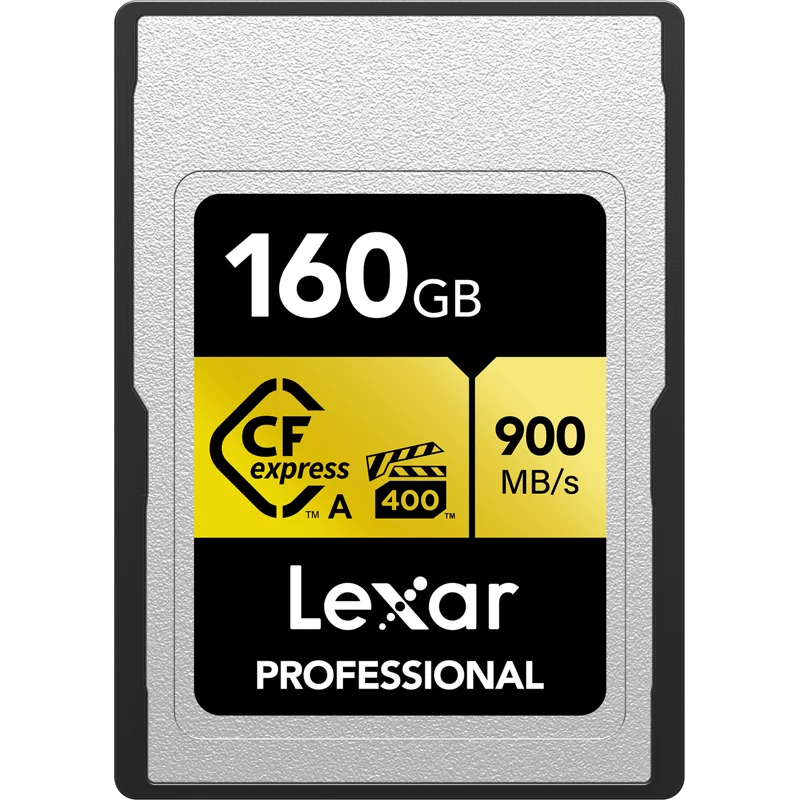 Type R900/W800 A/SD Memory with 3.2 Lexar Pro USB Gen Card, A 160GB Professional Type 2x2 Gold Reader CFexpress Lexar Bundle CFexpress (2-Pack)