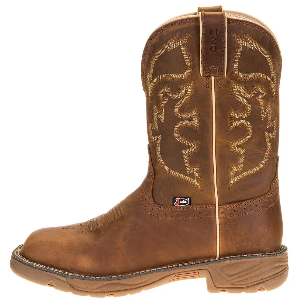 Stampede Rush Men's WK4330 Rustic Boot Justin Tan